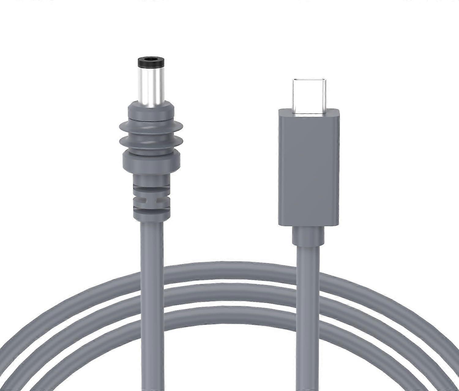Starlink Mini USB C to DC Power Cable,Type Input 20V 5A Barrel Jack Cable 6.5FT (2M) Waterproof Gray Replacement Cable,Work with 100W PD Charger