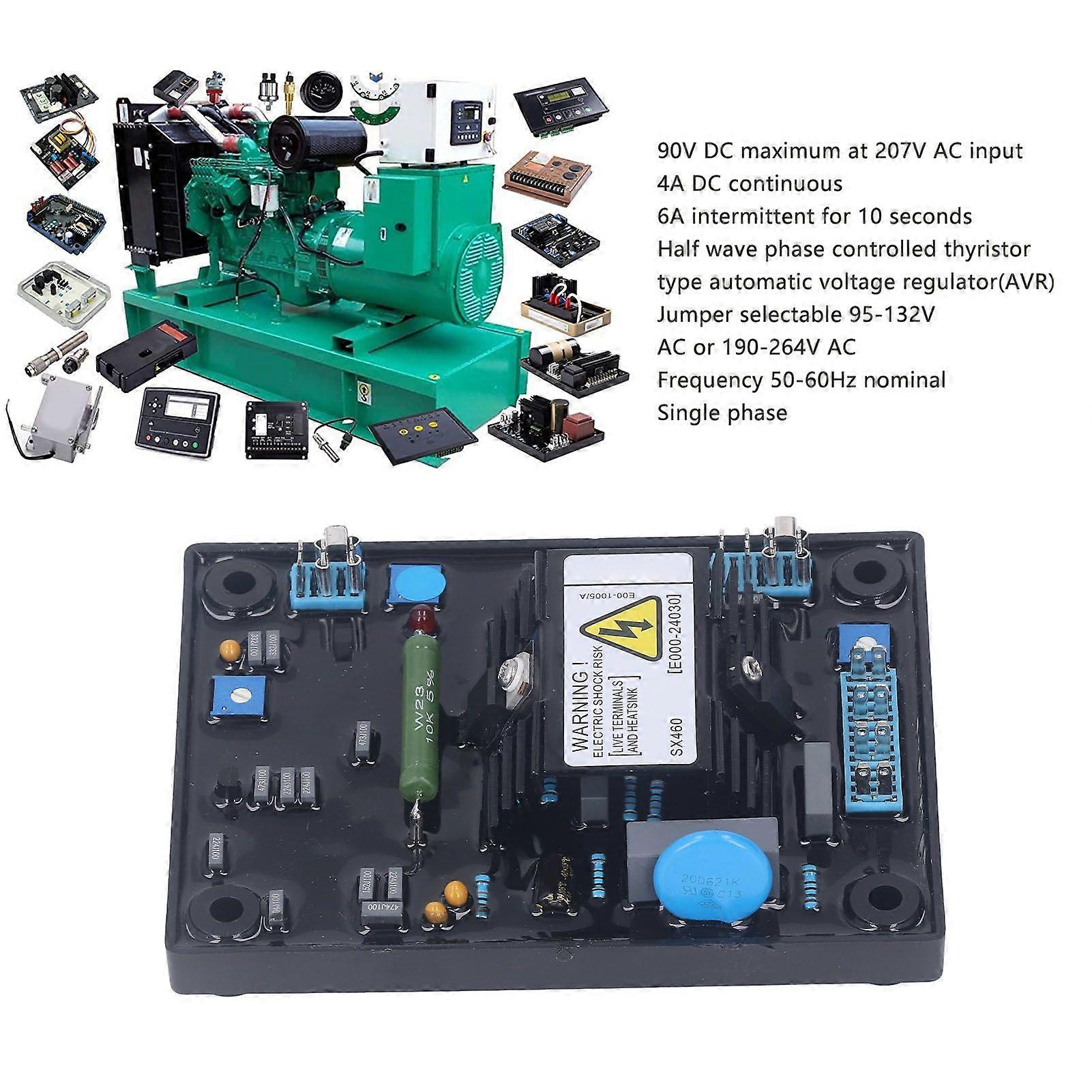 High quality  SX460 Four-terminal brushless generator automatic voltage regulator 95-132V/