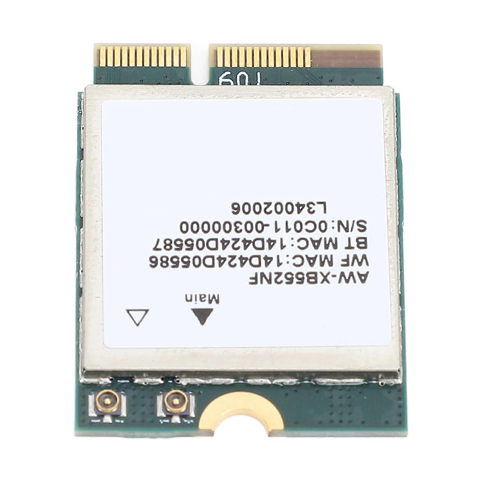 MT7902 Wireless Network Card Module 2400Mbps 2.4GHz 5GHz 6GHz Tri Band Bluetooth 5.2 M.2 Network Adapter for Laptop PC Computer 
