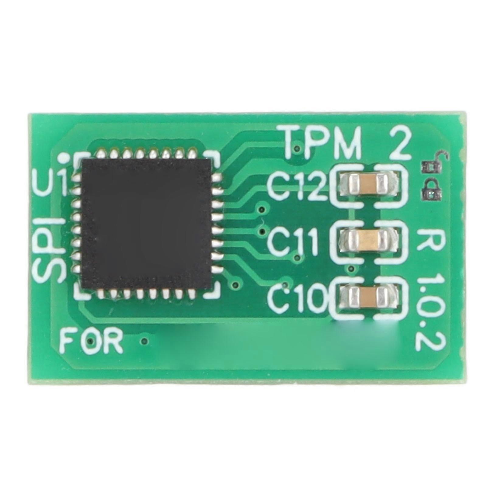 TPM 2.0 Module 14Pin SPI TPM2.0 Safe Stable Performance Durable 14 Pin SPI Module for GIGABYTE Win 11