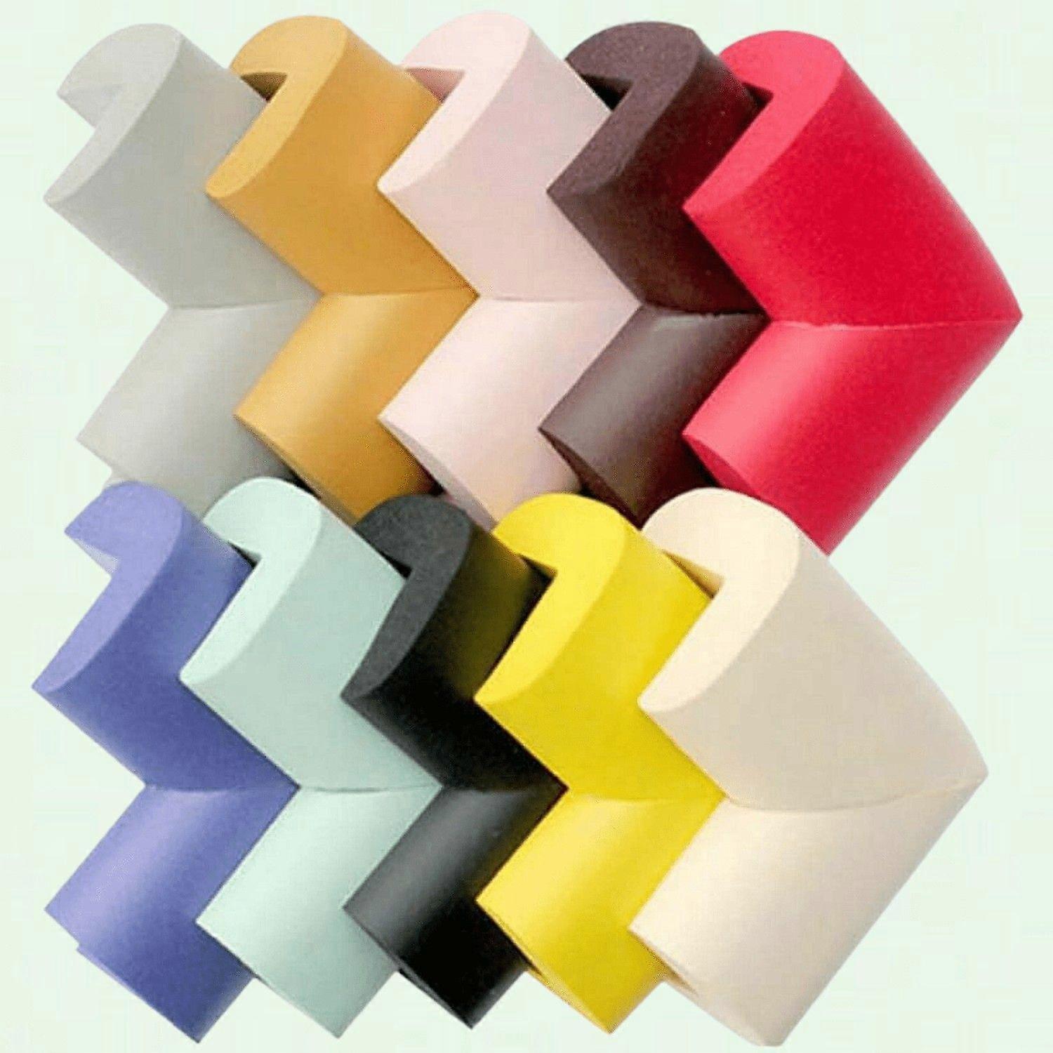 4 Pcs Household Table Drawer Cabinet rubber Corner Edge Protect Bumper Cushion Gray