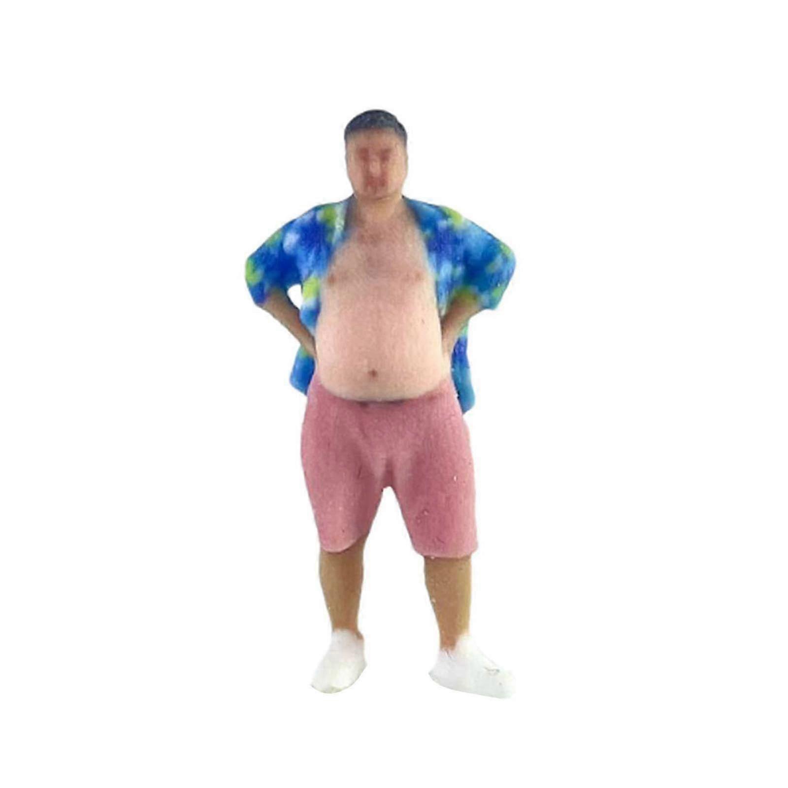 1:64 Scale Figure Model Character for Train Miniature Scene Micro Landscape