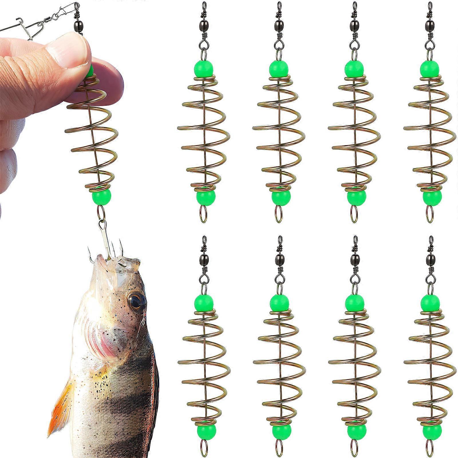 Stable Feeder Baits with Coiled Springs for Optimal Bait Presentation
