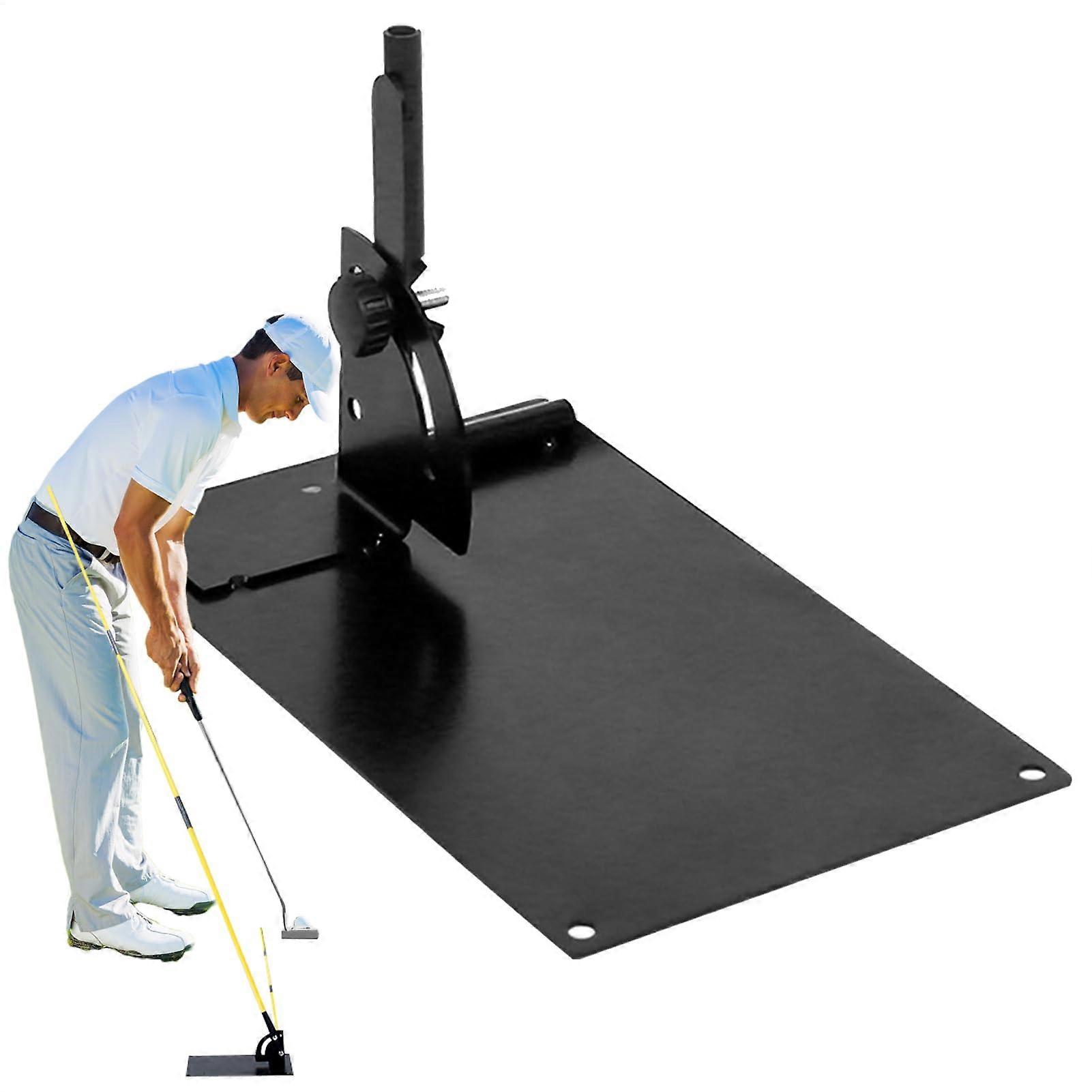 Golf practice plate Precise alignment tool Effective golf swing trainer