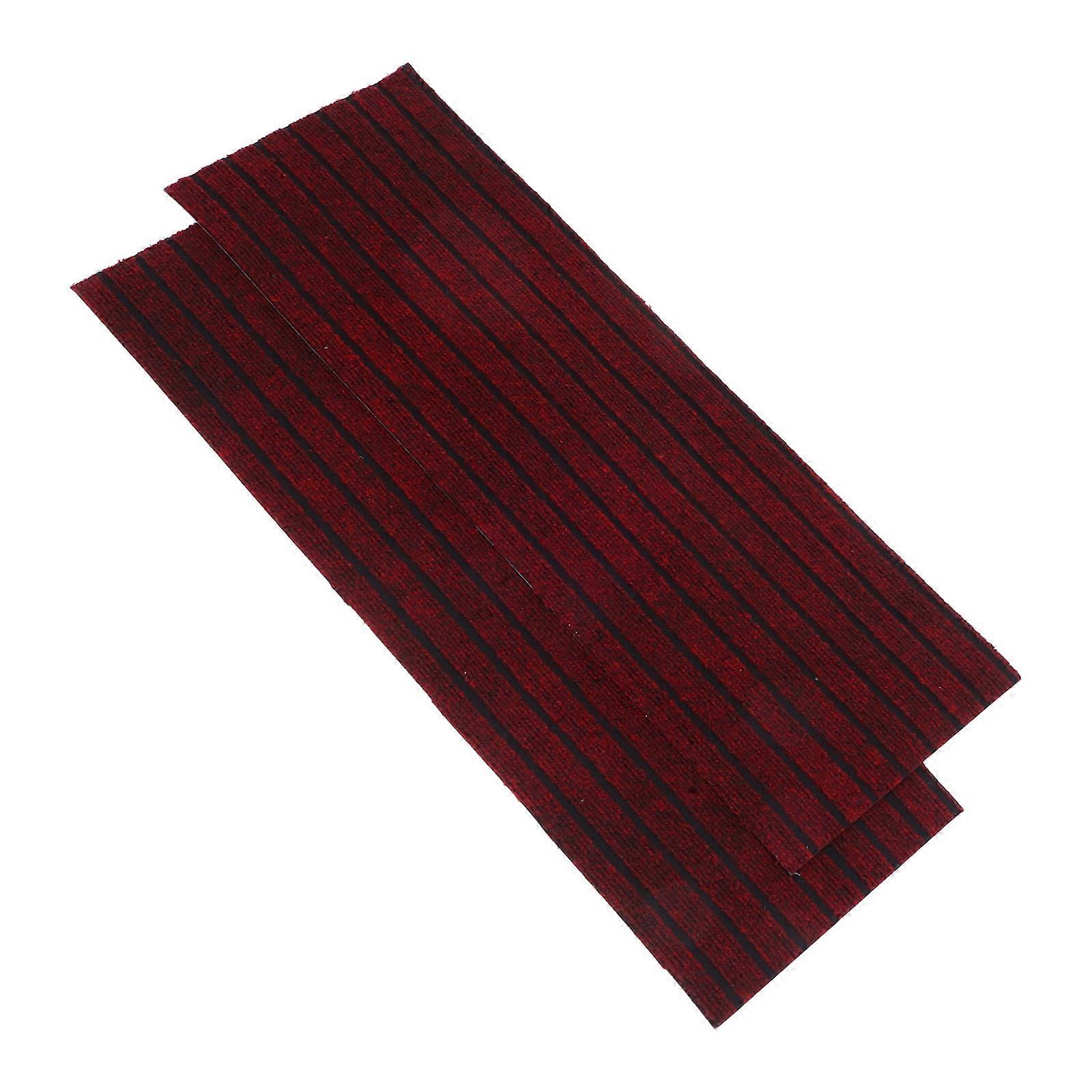 Step Pads For Stairs Wooden Steps Covers Non-Slip Elegant Design 26x75cm Safety Enhancement 2Pcs
