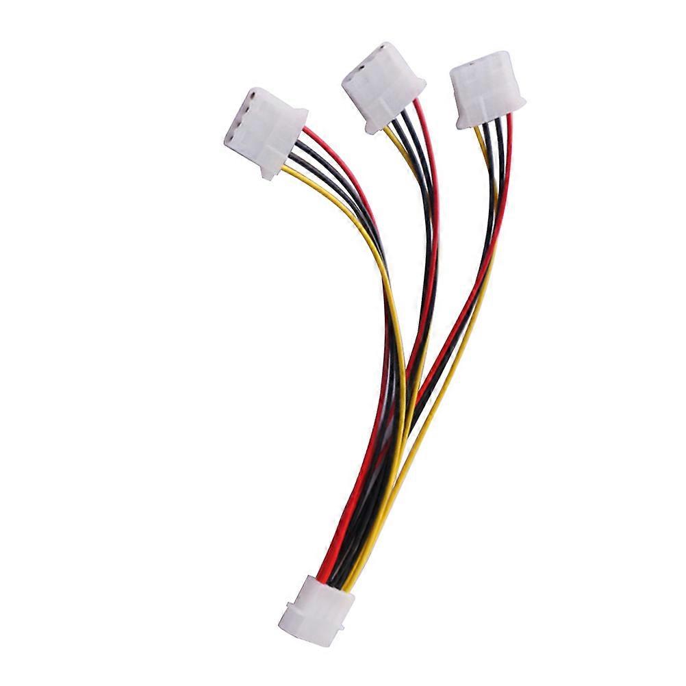 Fan Wires Pc Fan Extension Cable Power Cables Connectors Automatic Regulation Pwm Fan Interface Support 1Pack