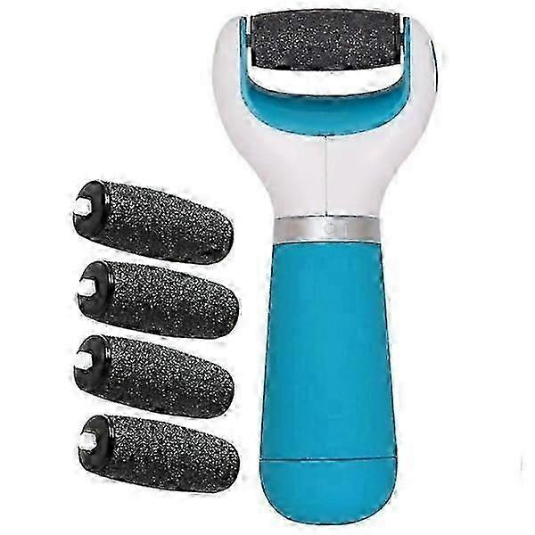 Electric foot file + 5 rolls blue