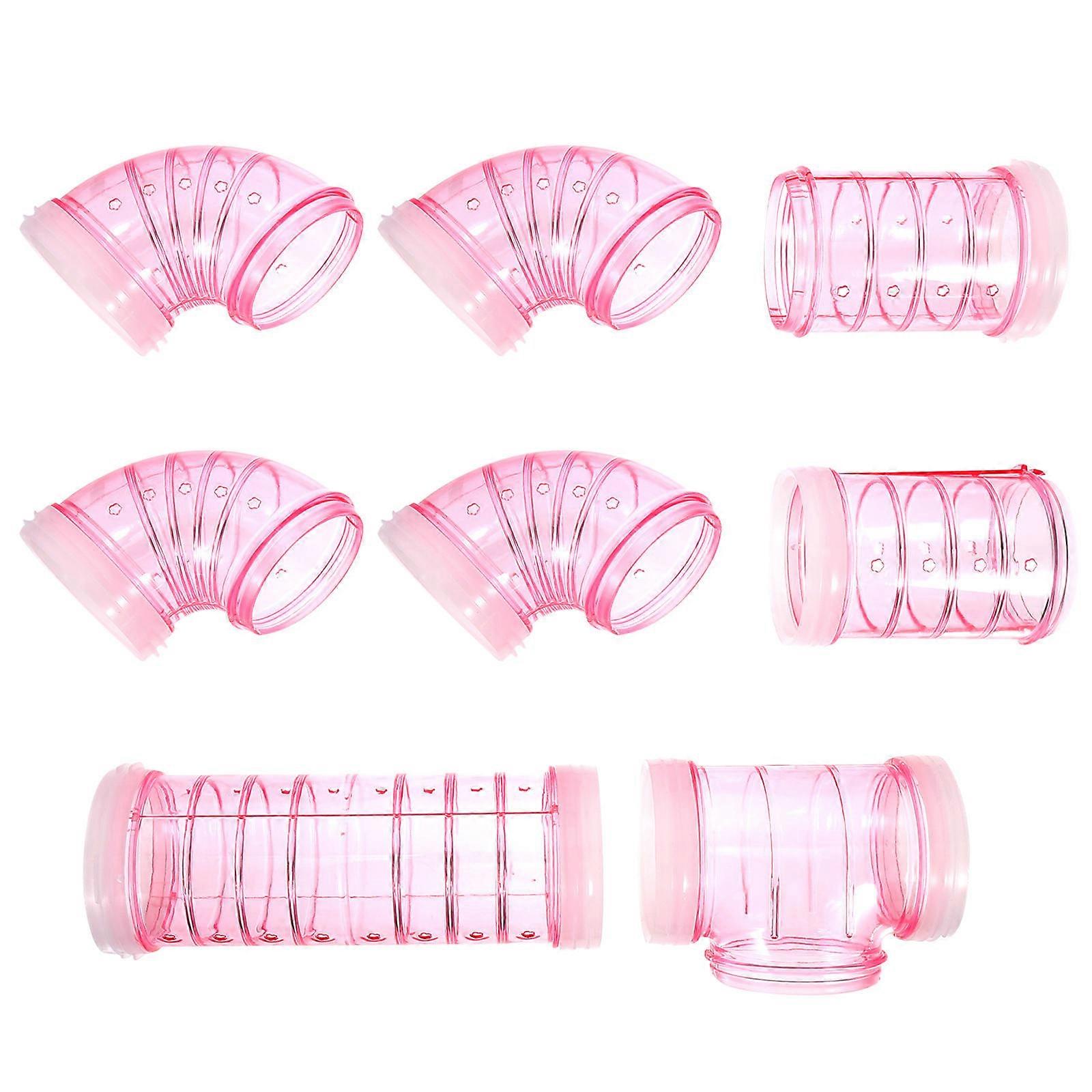 Plastic Hamster Tube Maze Connector for DIY External Tunnel – Safe Outdoor Exploration and Escape Prevention for Hamsters, Guinea Pigs, and Squirrels