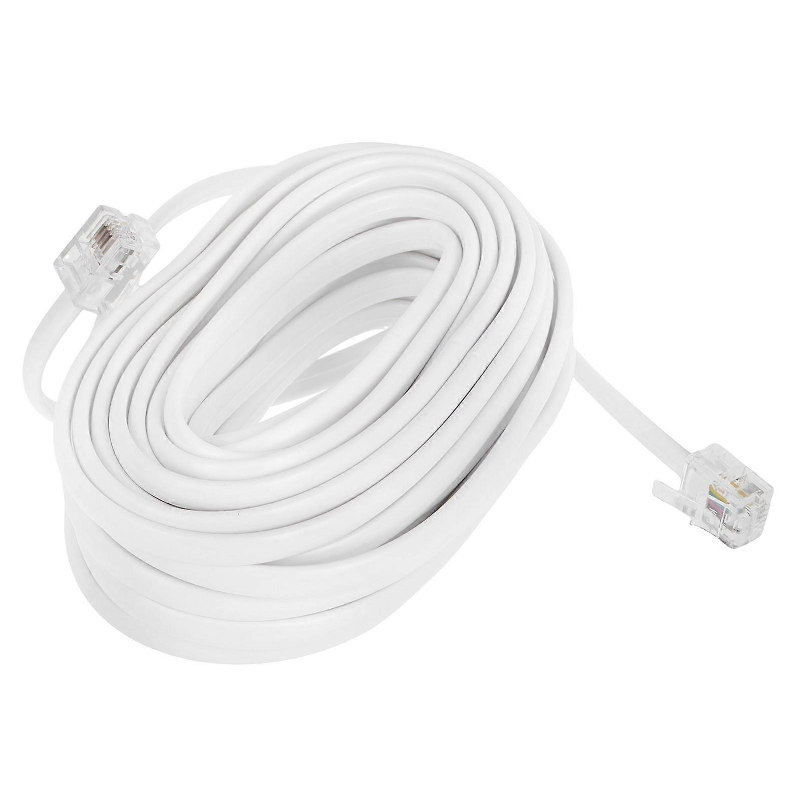 PC Connector Plug for Landline Telephone Extension Cord – Easy Setup, Flexible Connection for Use