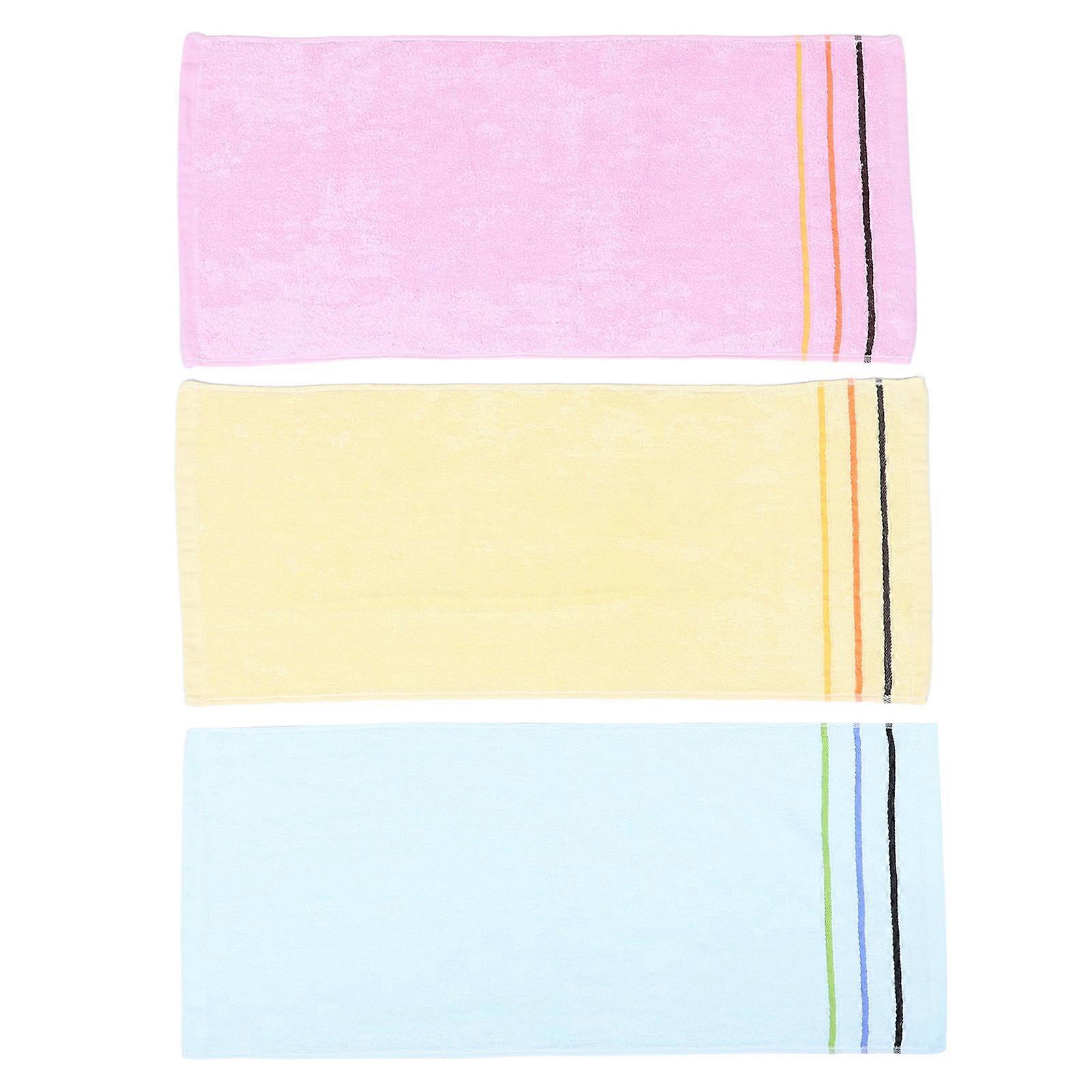 Here's a refined and professional product description for your **3pcs Absorbent Soft Cotton Towels / Quick Drying Jacquard Face Cloths / Hand