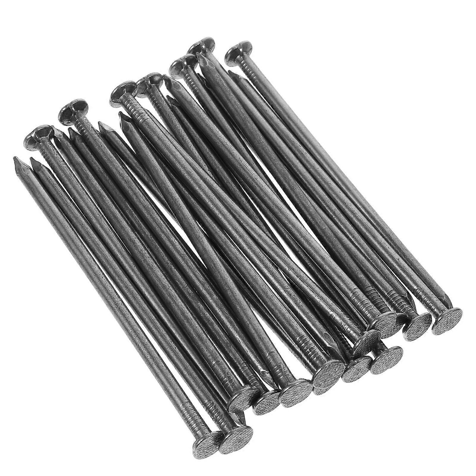 Hardware Nails Strong Nails Versatile Usage For Carpentry Iron 130mm Round Head 22Pcs