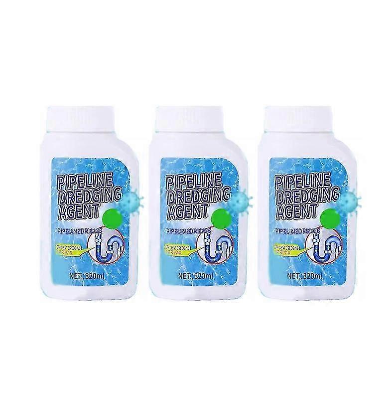 Suitable for Powerful Pipe Dredging Agent, 1/2/3PCS Pipeline Cleaner for Kitchen Toilet-jc