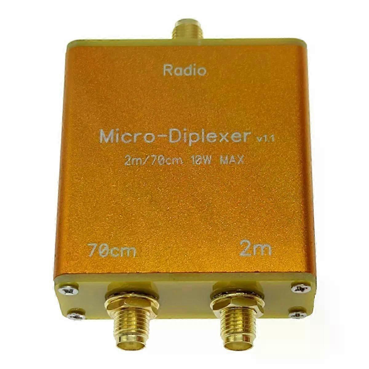 10W V/U 2m 70cm Micro-Type Diplexer Duplex Filter Used to Place Between the Transmitter and Antenna(with Shell)