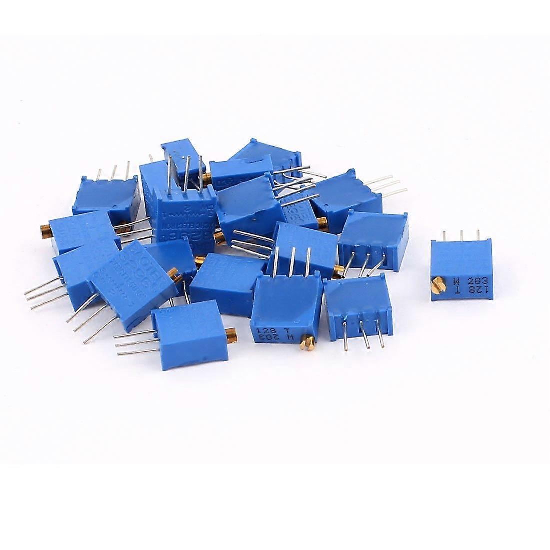 20 pieces 3296W 20K Ohm variable resistor adjustable resistor for multiturn potentiometer FUZEGRDLI