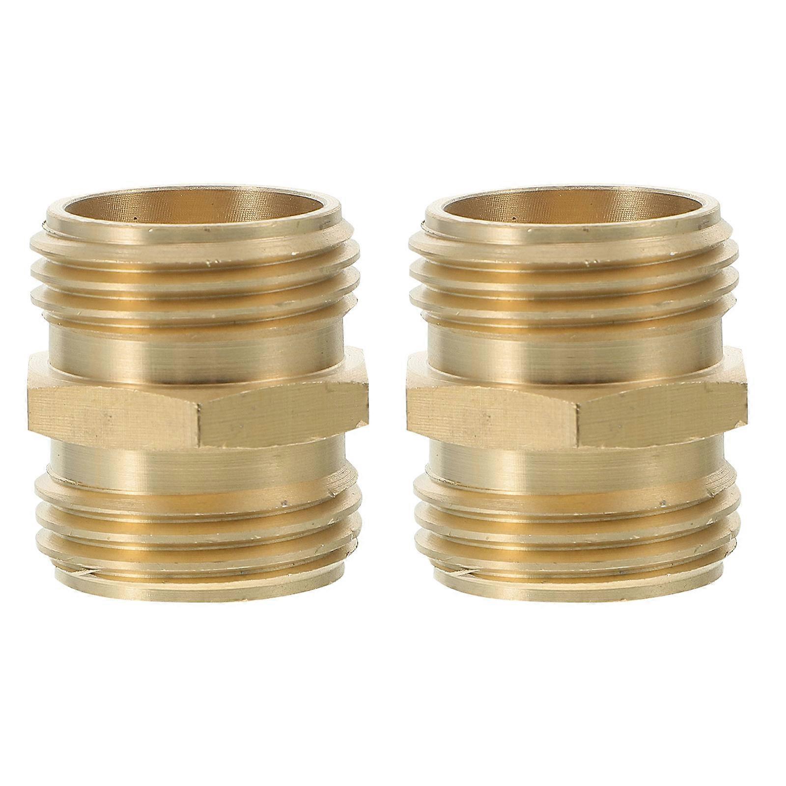 Copper Hose Connector For Garden Water Hose Quick Connector 2Pcs