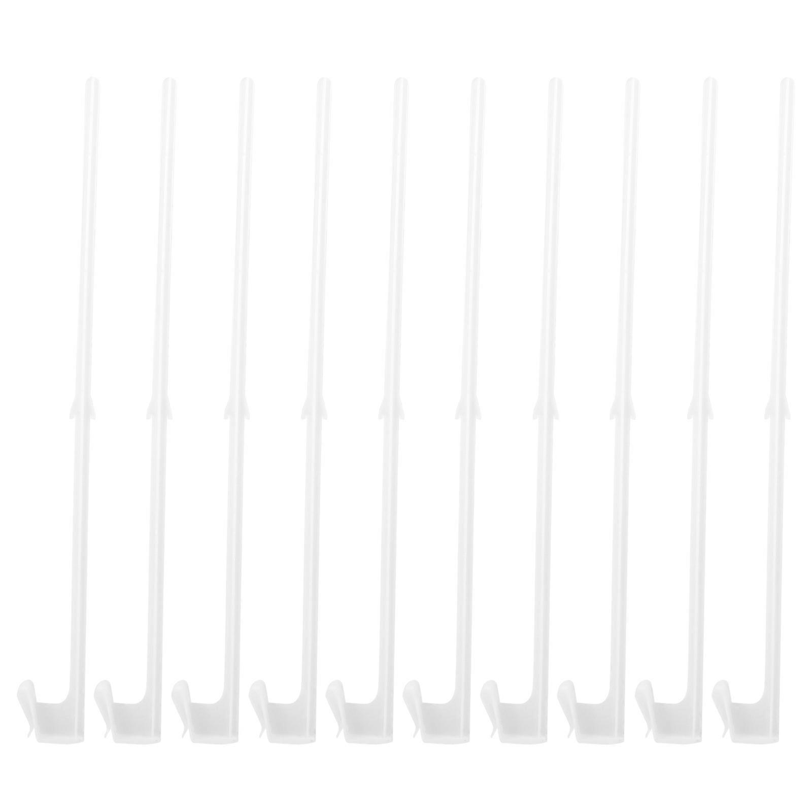 Flagpole Clamp Clip Designed Flag Rods Outdoor Use 10Pcs