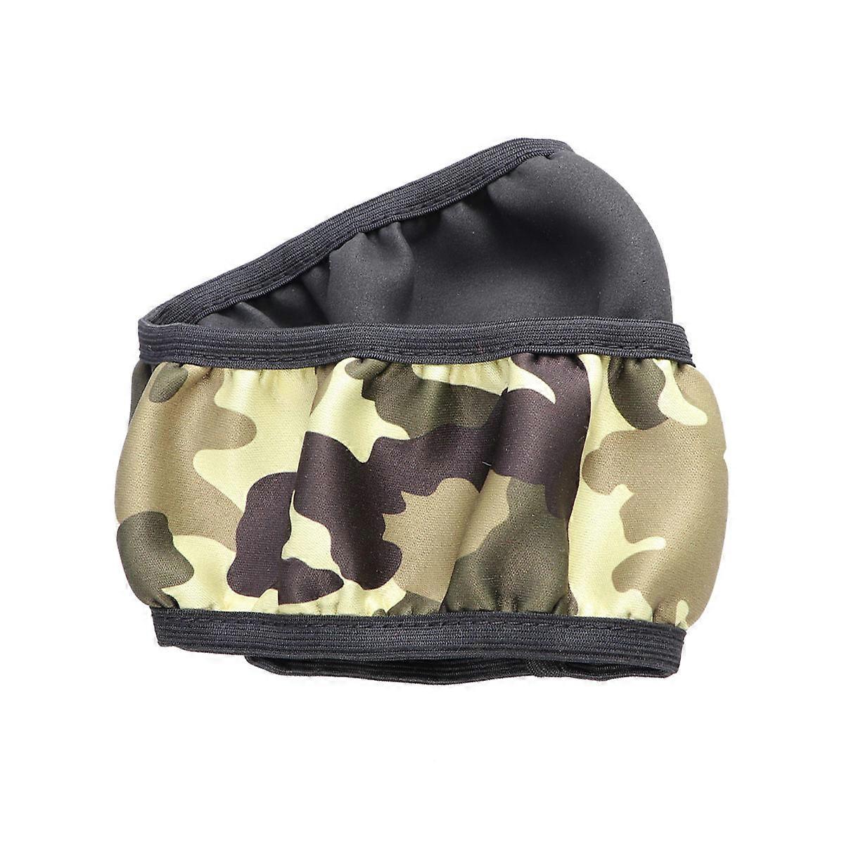 車のステアリングカバー滑り止めゴムバンド改良グリップカモフラージュ36-38cm直径1セット