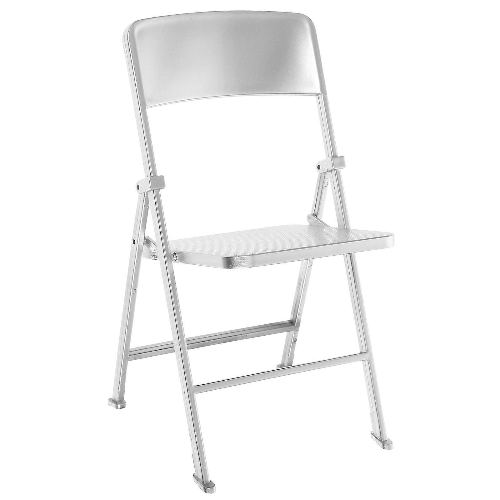 Tiny Chair Prop Miniature Dollhouse Chair Abs Material Realistic Design For Collectors Hobbyists 1Pack