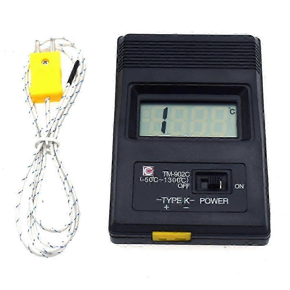 TM-902C LCD Digital Sensor Thermometer Single Input K Type Thermocouple Probe 2025