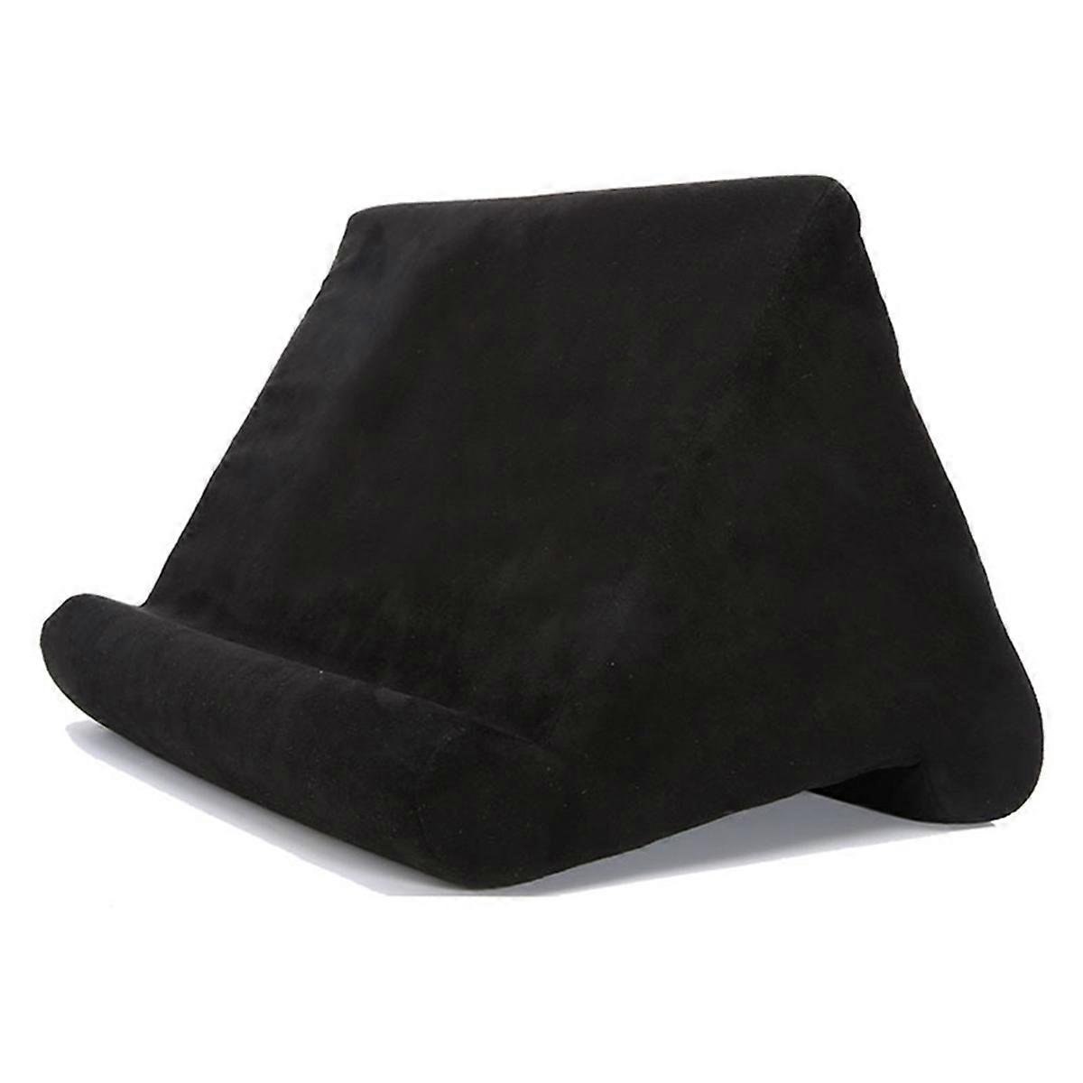 Tablet Pillow Stand Multi-Function Tablet Phone Stand Cushion for Mobile Phone Laptop Holder Support Bed Bracket Black