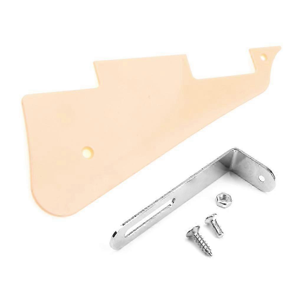 5pcs/set for LP Guitar Pick Guard Scratch Plate Pickguard for Gibson for Les Paul Guitar with Bracket and Screws Instrum brown