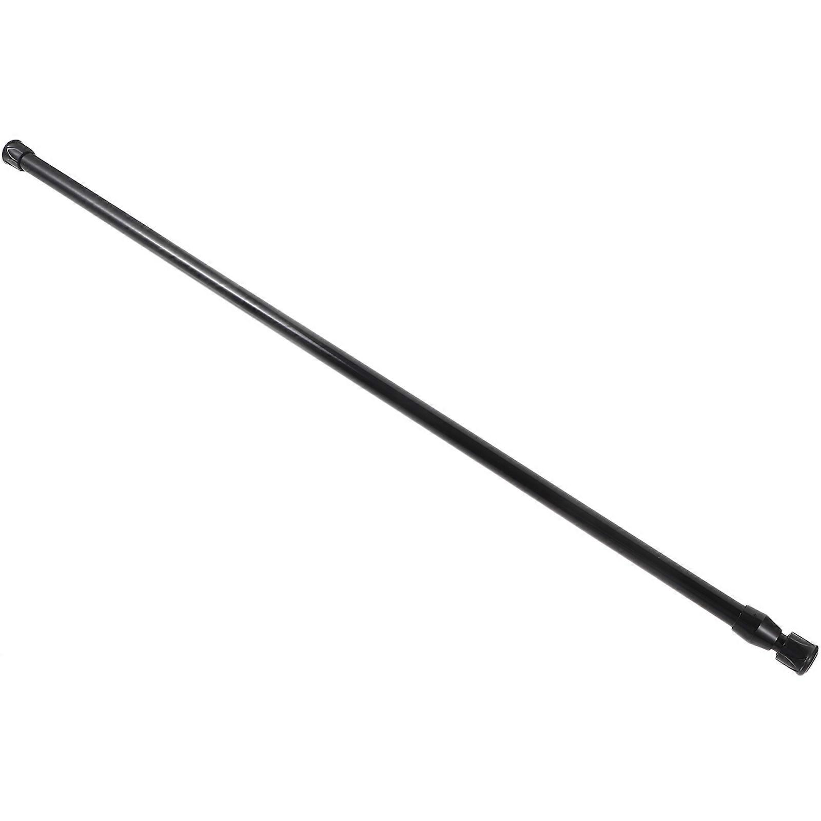 Bathroom Curtain Rod Adjustable Metal Window Tension Rod 60-110cm Length Round Shape 1Pcs