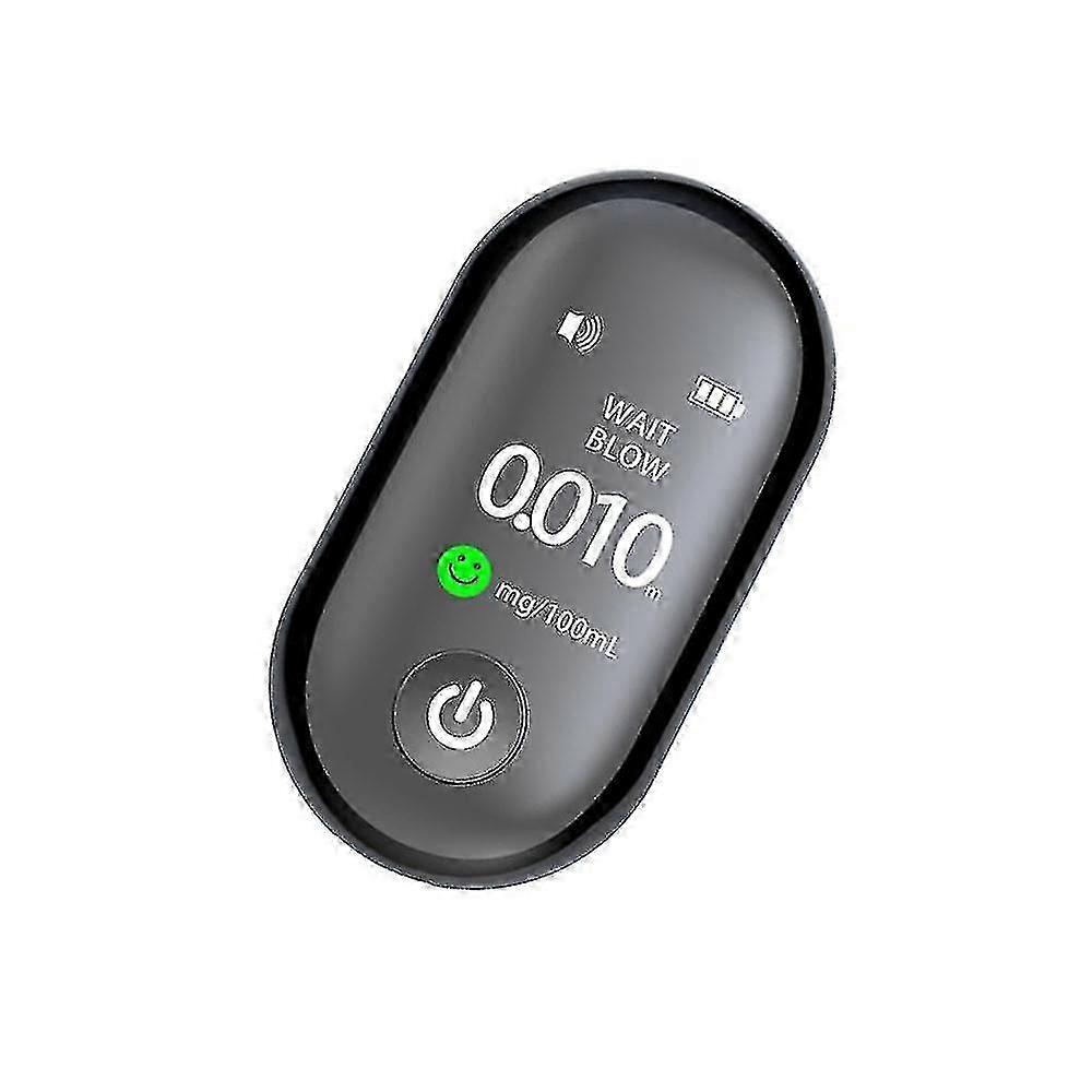 Mini Portable Alcohol Detector Non-contact Breath Blow Tester Quick Response TFT Display Screen High-sensitive Electronic Breathalyzer with