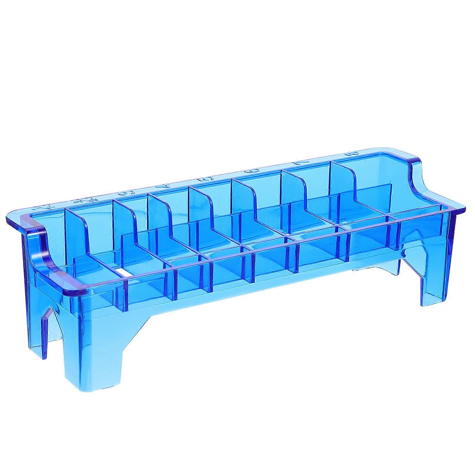 Blue ABS Hairdressing Box for Storage Use Can Hold Clipper Securely Easy to Operate 1PC