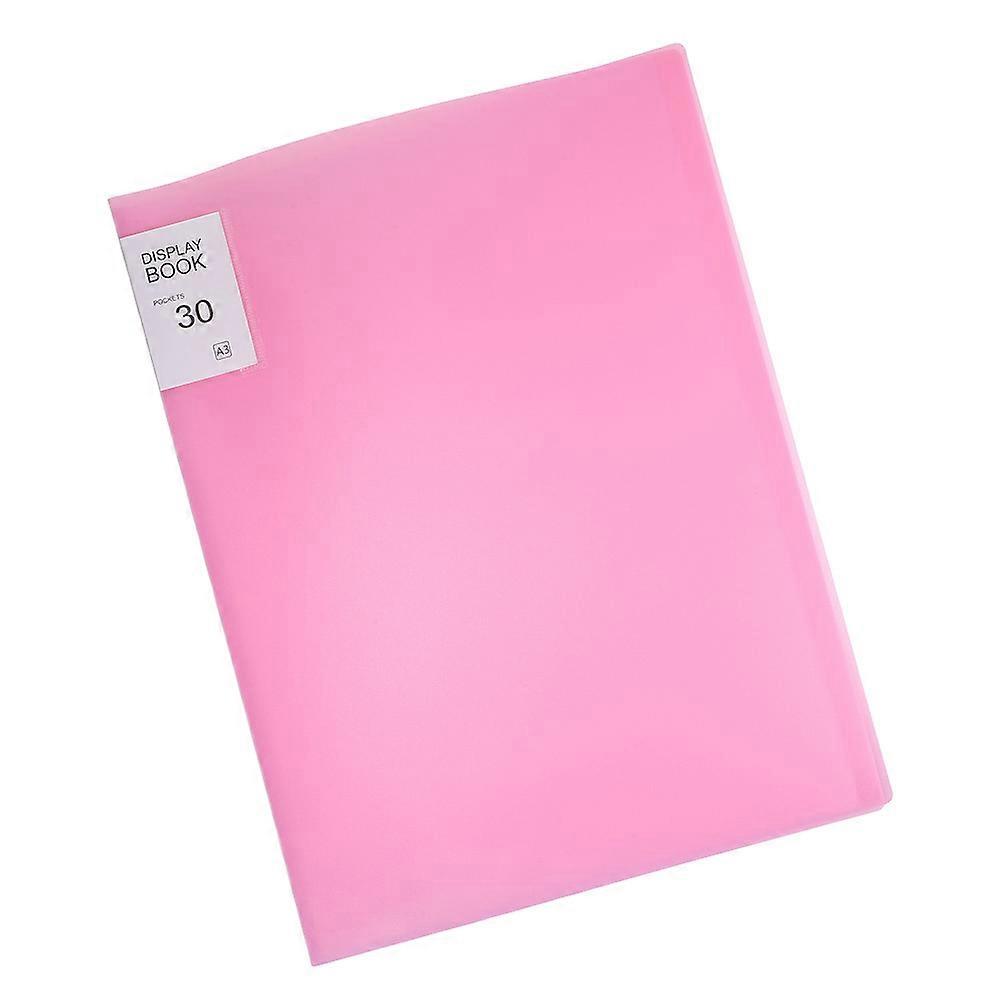 Display Books Diamond Art Storage Book Teacher DIY Projects Pink 43.00X32.00X2.50CM Artwork Storage 1Set