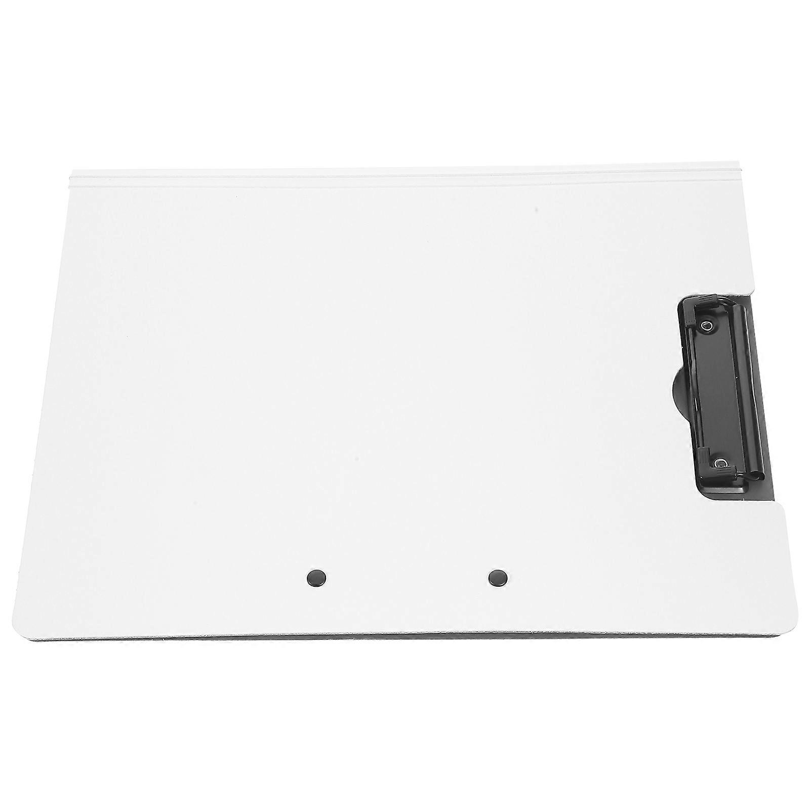 Plastic Folders Clipboard Writing Boards Office Document Clip White 1Pack