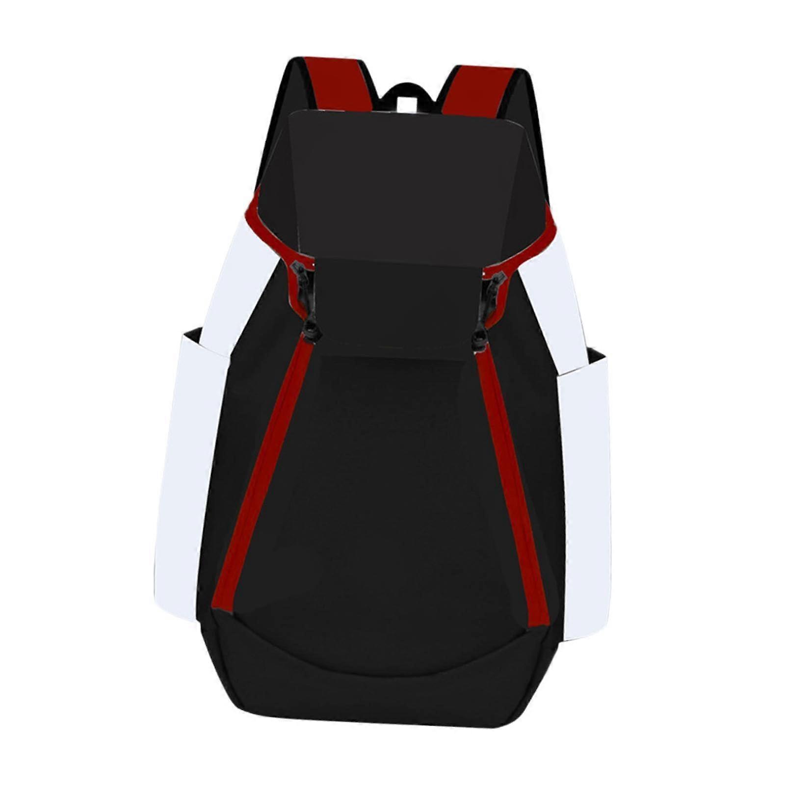 Basketball Backpack Adjustable Straps Large Capacity Separate Ball Holder Black