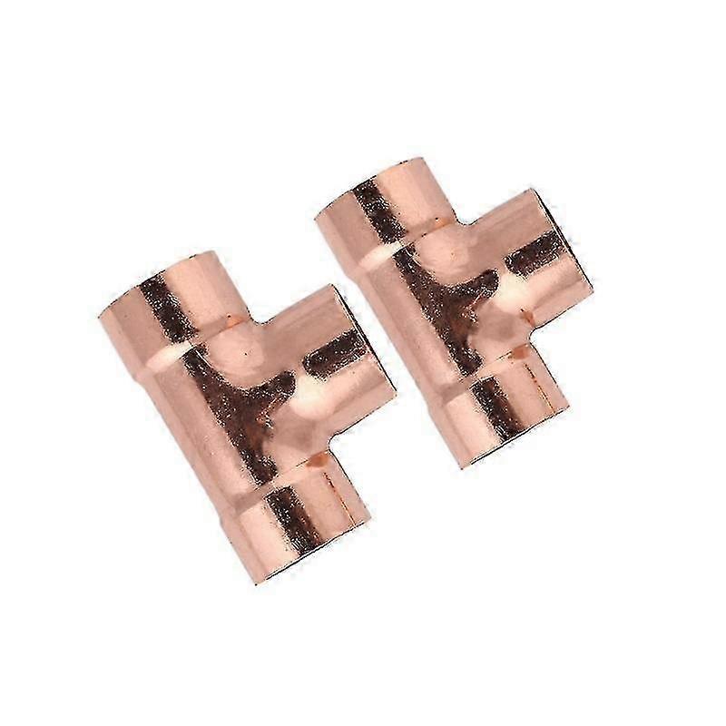 Soldering Copper Fitting - Equal Tee 14 Cm - Suitable for Gray2 2 Pcs