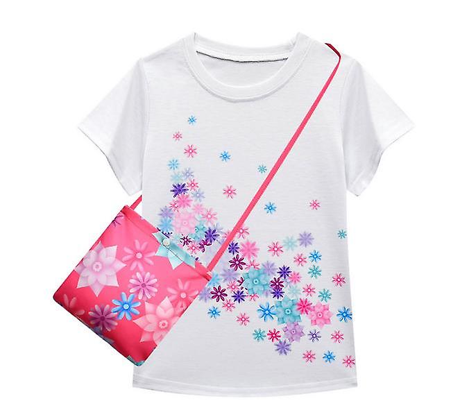 Encanto Princess Mirabell Kids Dress Gonna a maniche corte Cosplay Costume Party Fashion Girl Abiti Abito