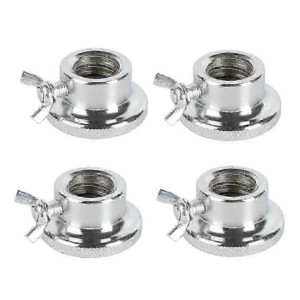 4 Pcs Double Lock Barbell Lock Collar Dumbbell Hex Nut for Workouts