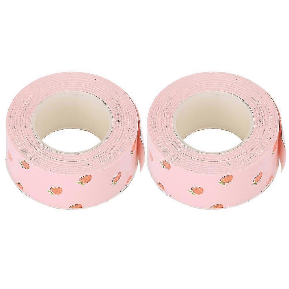 2 Packs Print Label Tape for Compatible Labeling Machines Thermal Paper Office Supplies