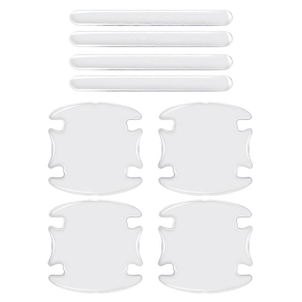 Useful Car Door Handle Protectors Anti-scratch Stickers Made of PVC Transparent