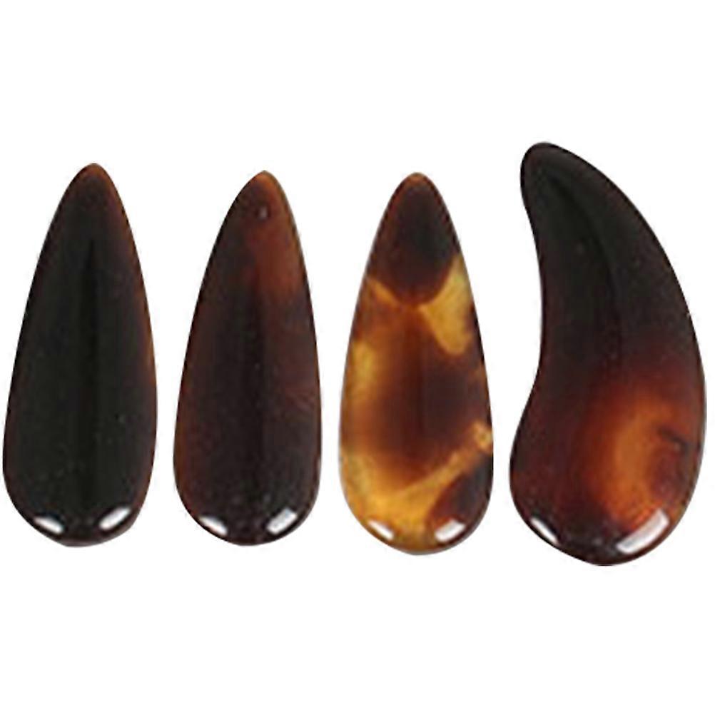 Guzheng Fake Nails Stringed Musical Instruments Curved For Adults 2.6x1.1cm Fingertip Protection 8Pcs
