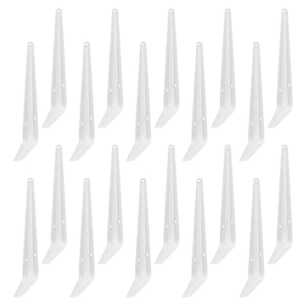 Triangle Shelf Supporter Storage Solution Right Angle Smooth 3.9×2.8×1.5in 20Set