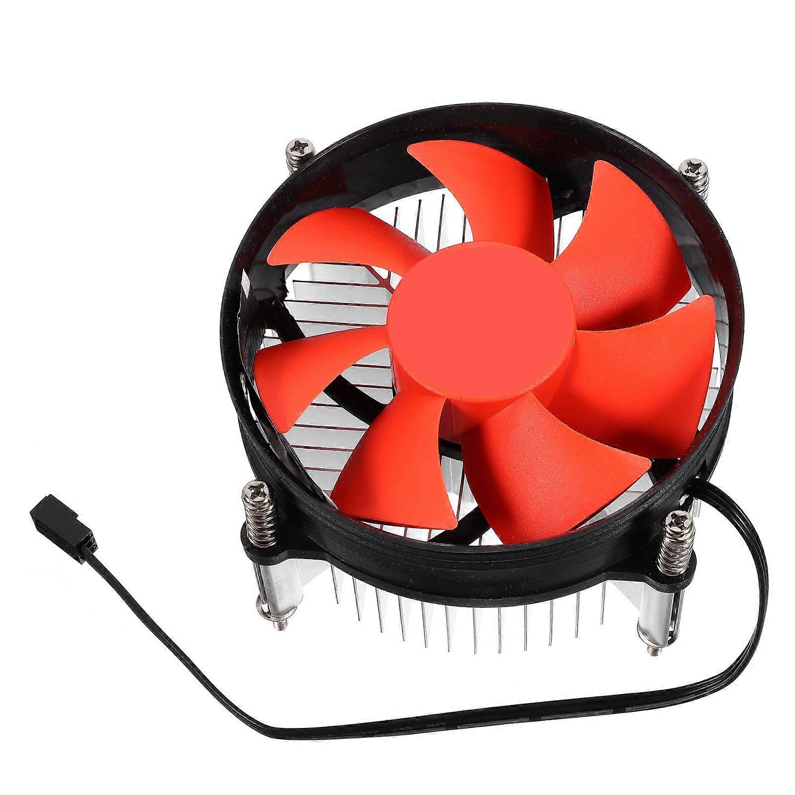 Cpu Cooler Fan Computer Cpu Cooler Radiator Fan High For Cpu Cooling System Home Use 9.5X9.5X5.6CM 1Set