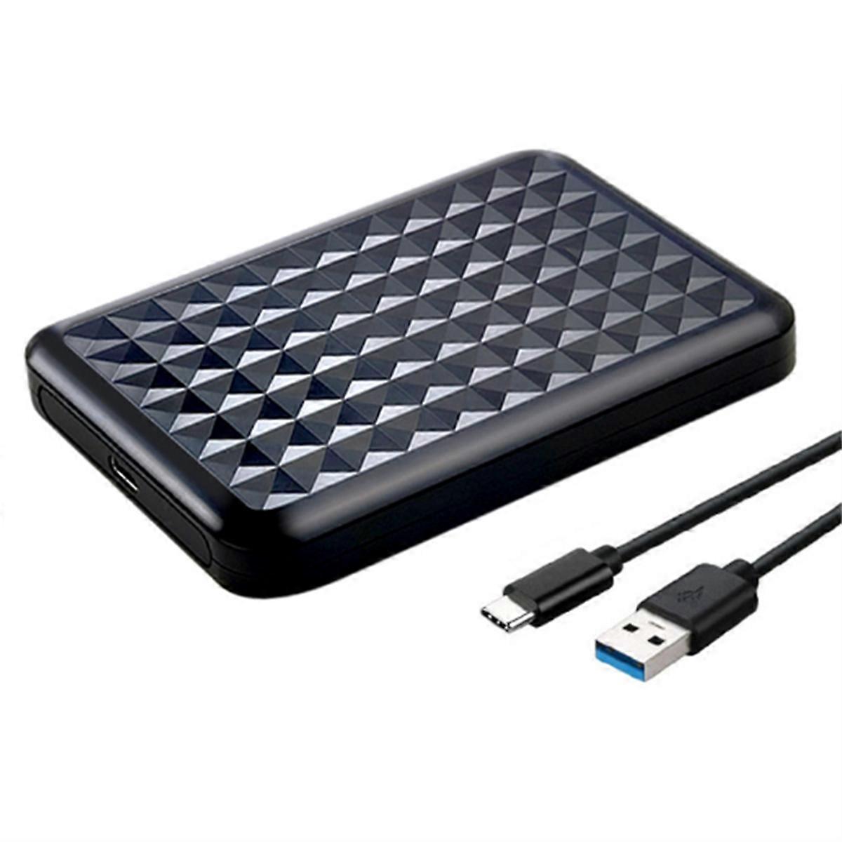 USB3.0 HDD Enclosure 2.5inch Serial Port SATA SSD Hard Drive Case Support 6TB Transparent Mobile External HD Case