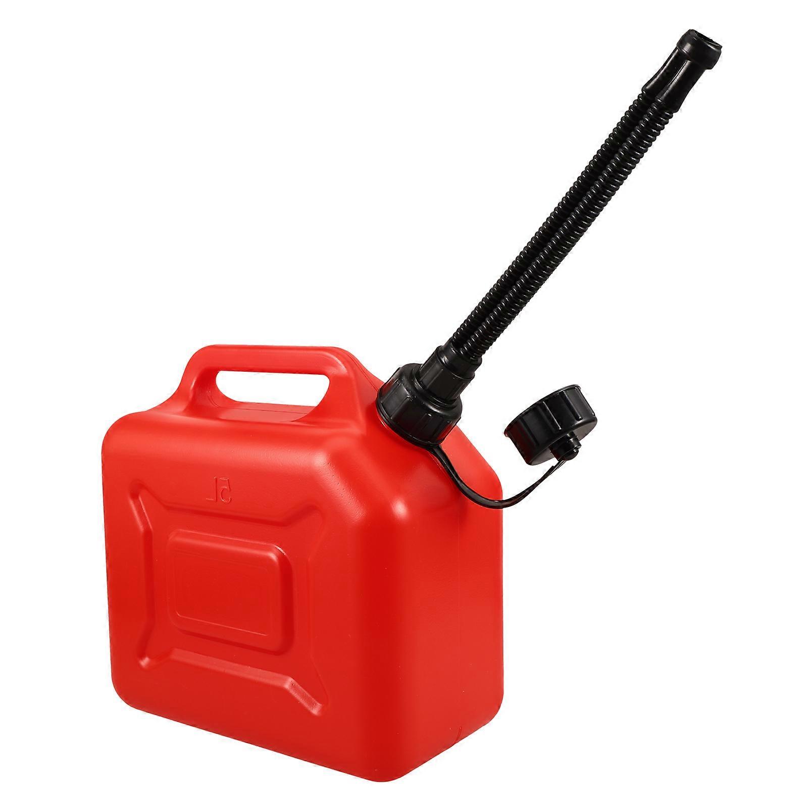 Atv Gasoline Can Portable Gasoline Tank Rectangular Hdpe Plastic Liquid Storage For Drivers 1Pcs