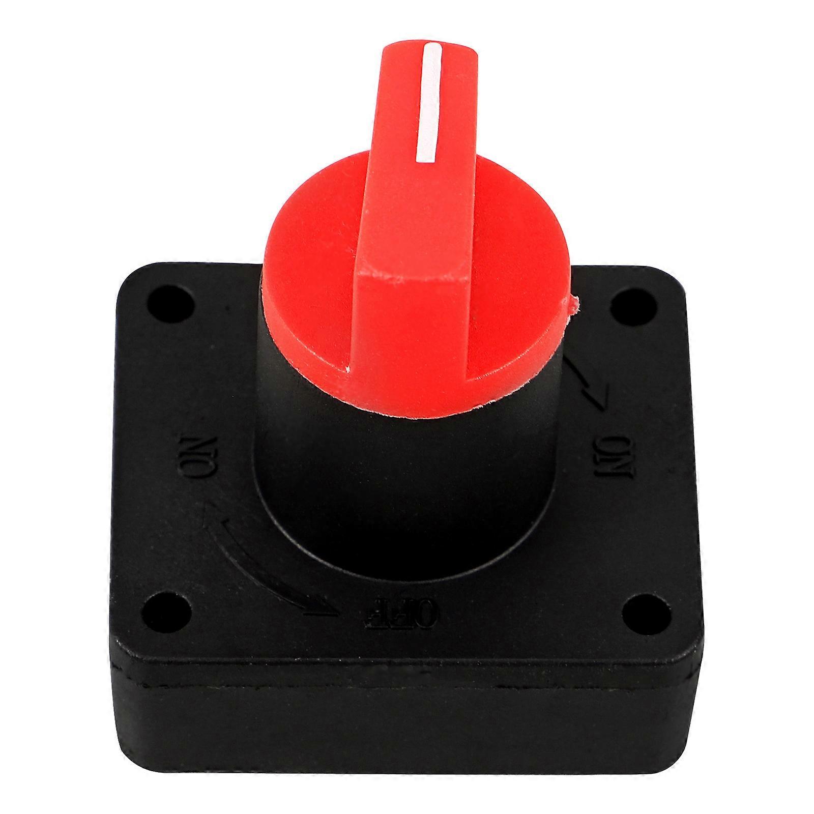 Vehicle Ignition Knob Electrical Shutoff System Car Ignition Starter Marine Users Simple Structure 2.8×1.8×1.4in Black 1Set