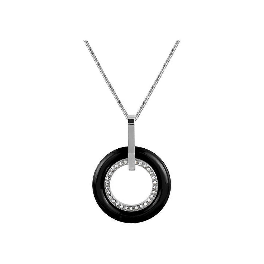 Jacques Lemans - necklace with ceramic insert - S-C64A