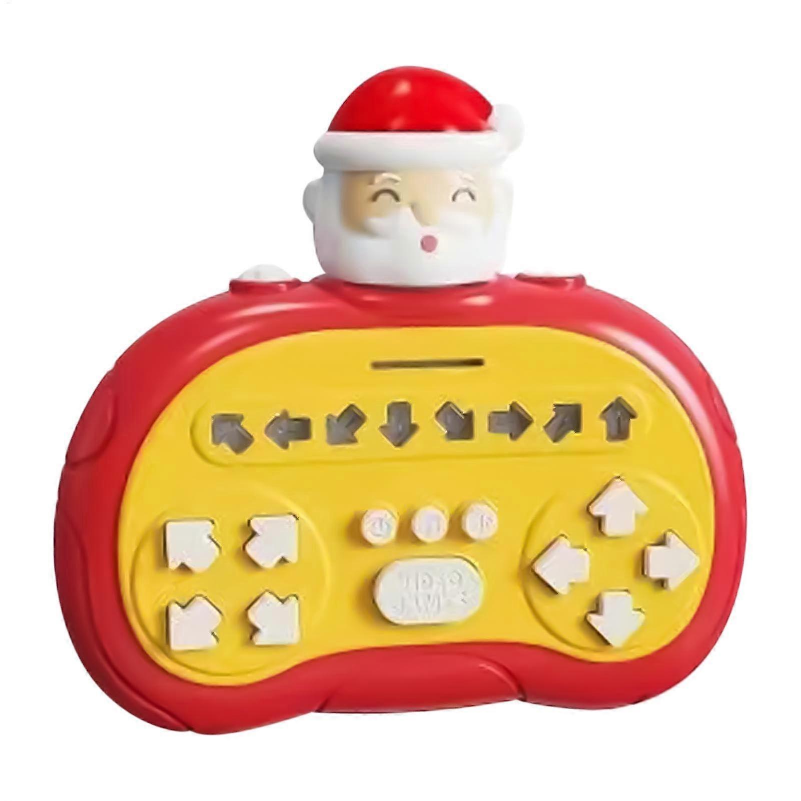 Music Rhythm Game Machine, Finger Dance Game for Kids, Pocket Handheld Rhythm Machine with Light Music