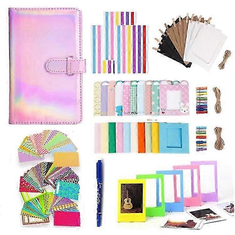 Compatible For FujiFilm Instax Mini 12 / 11 / 9 / 8+ / 8 10-in-1 Colorful Bundle Kit Accessories Inc