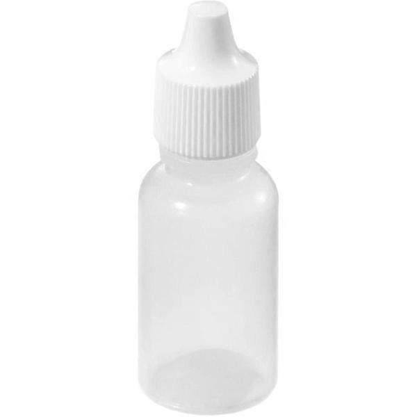 20 pcs 15 ml Transparent Portable Empty Eye Drop Bottles