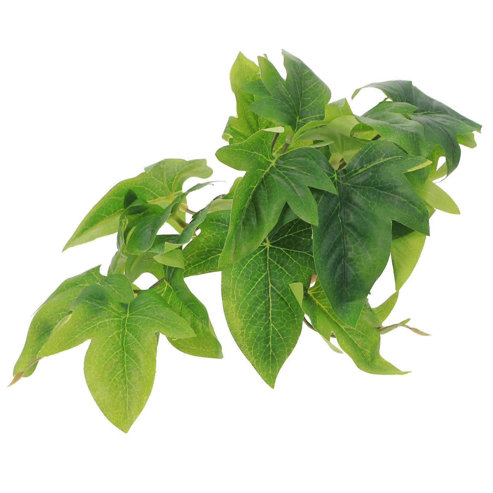 Artificial reptile terrarium plant Decorative aquarium plant for reptile habitat to install Durable and safe for terrarium