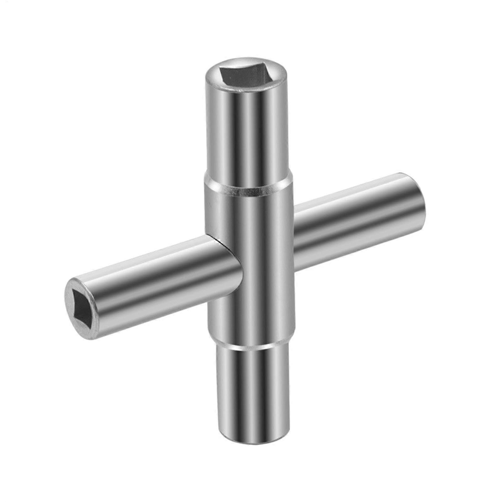 Faucet wrench, cross wrench, socket wrench for valve faucet spigots