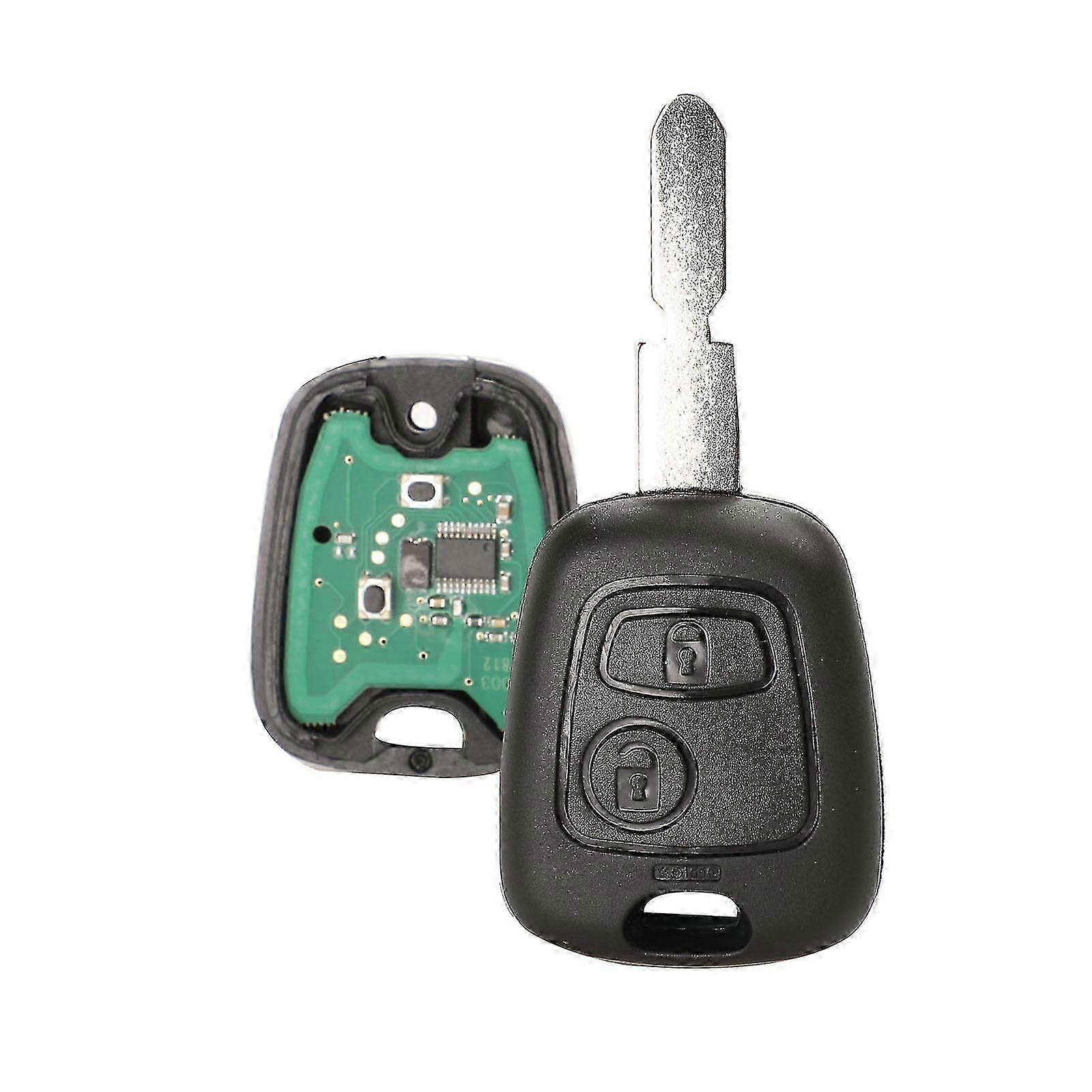 Chiave auto remota per Peugeot 107 Citroen C1 con chip ID46 a 433 MHz