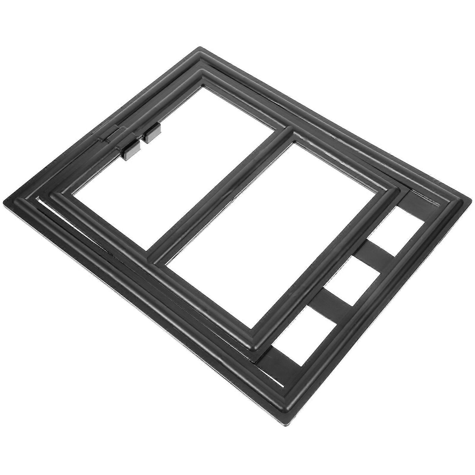 Dog Screen Door for Sliding Screen Door Rectangular Plastic Pet Access 1Set